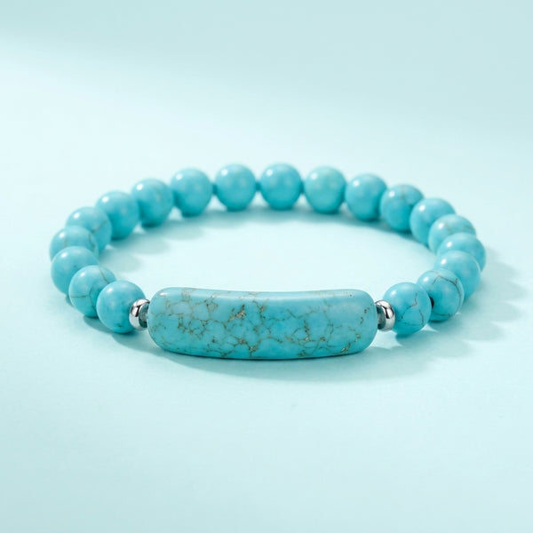 Bracelet "Authenticité" Turquoise Pierre Barre | MODYZZ