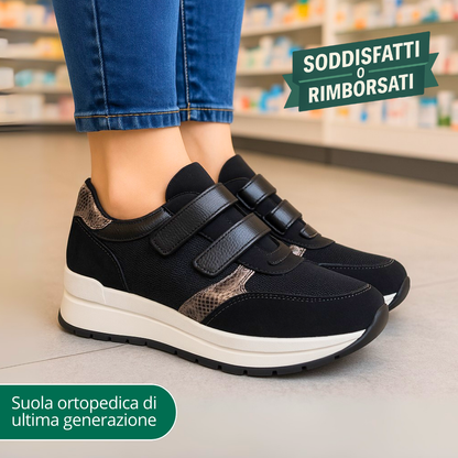 Chaussures orthopédiques avec sangle de maintien et semelle BioFlex souple