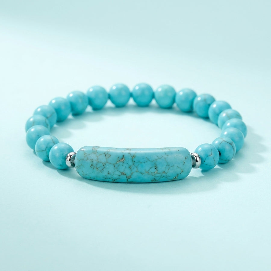Bracelet "Authenticité" Turquoise Pierre Barre | MODYZZ