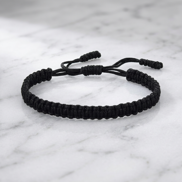 Bracelet "Force" Tibétain Macramé Noir | MODYZZ