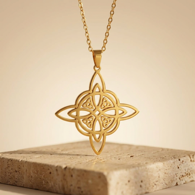 Pendentif "Bouclier Sacré" Nœud Celtique | MODYZZ
